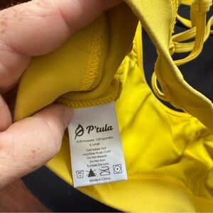 P'tula Vibrant Yellow Activewear Top